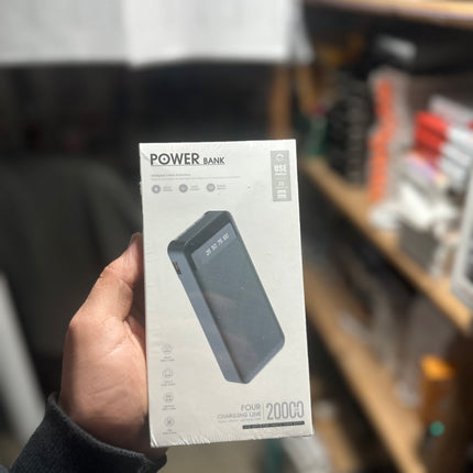 Power Bank 20000 mAh Avec 4 Câbles