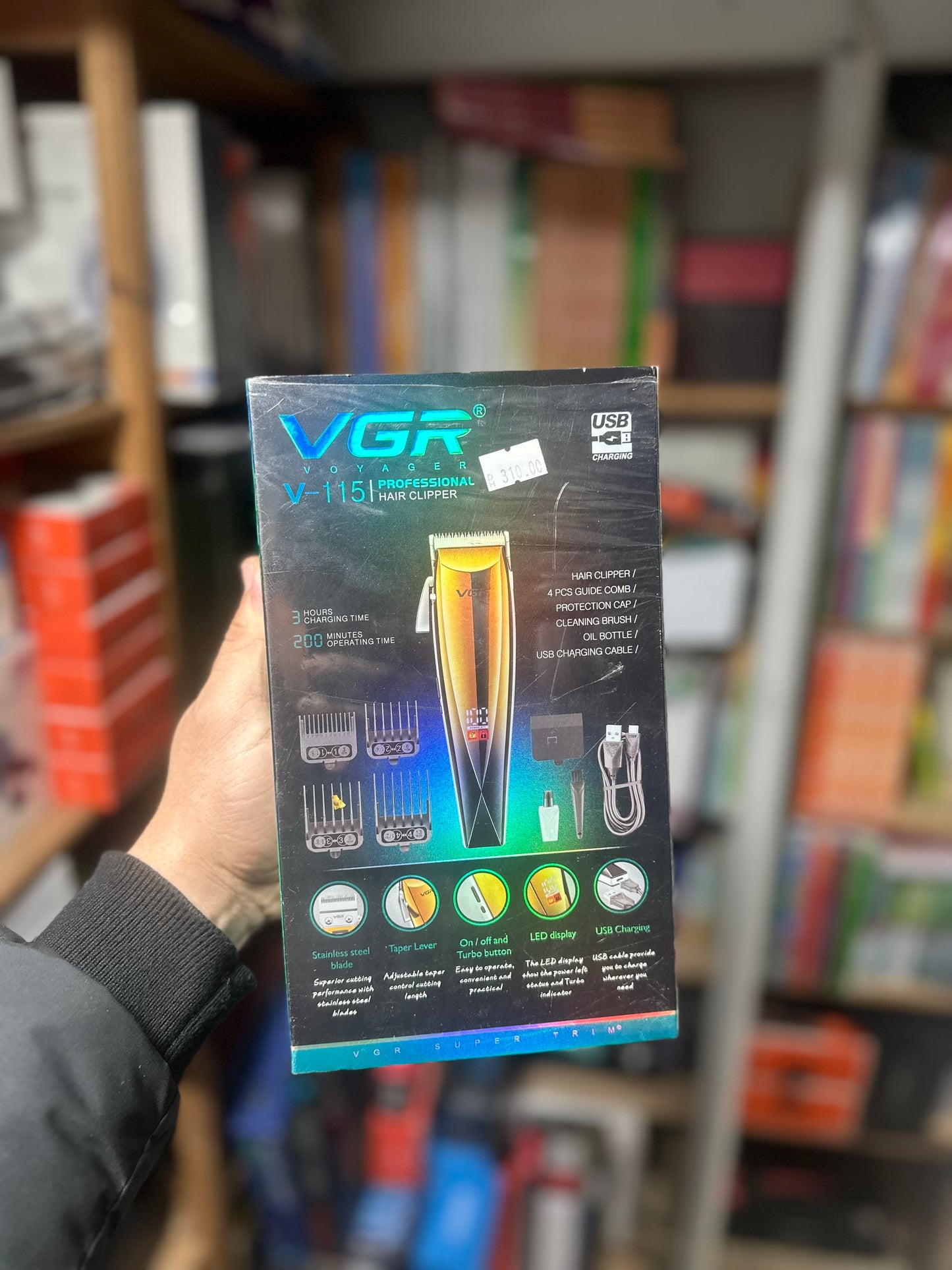 Tgr V115 Washable Professional Hair Clipper Ipx 4 – Prix Maroc | Jouda